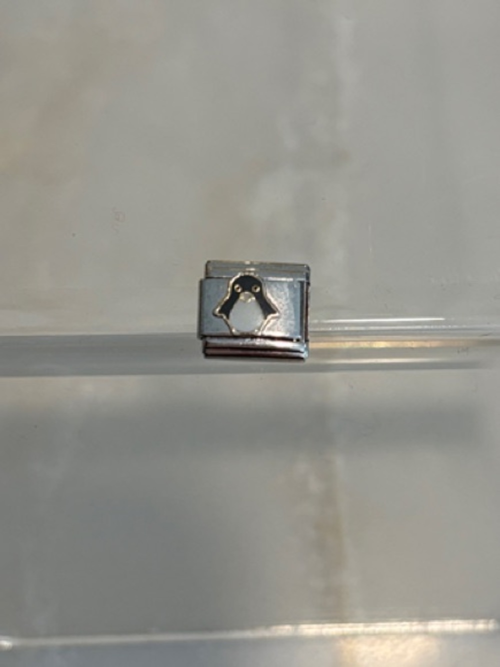 Vintage Y2K Penguin Italian Charm Stainless Steel Link for Women’s Bracelet